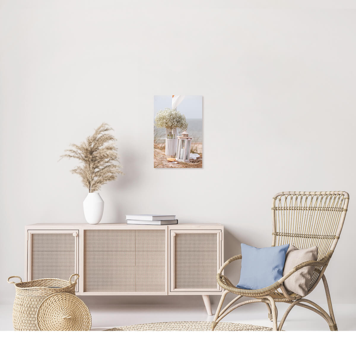 Tableau Mural Bohemian Spirit CHARME ROMANTIQUE tableaux sur toile-beige, CEANOTHE