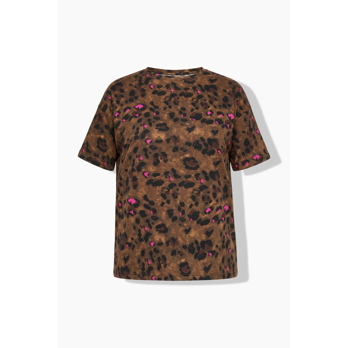 T-shirt oversize, imprimé léopard chameau, STUDIO UNTOLD