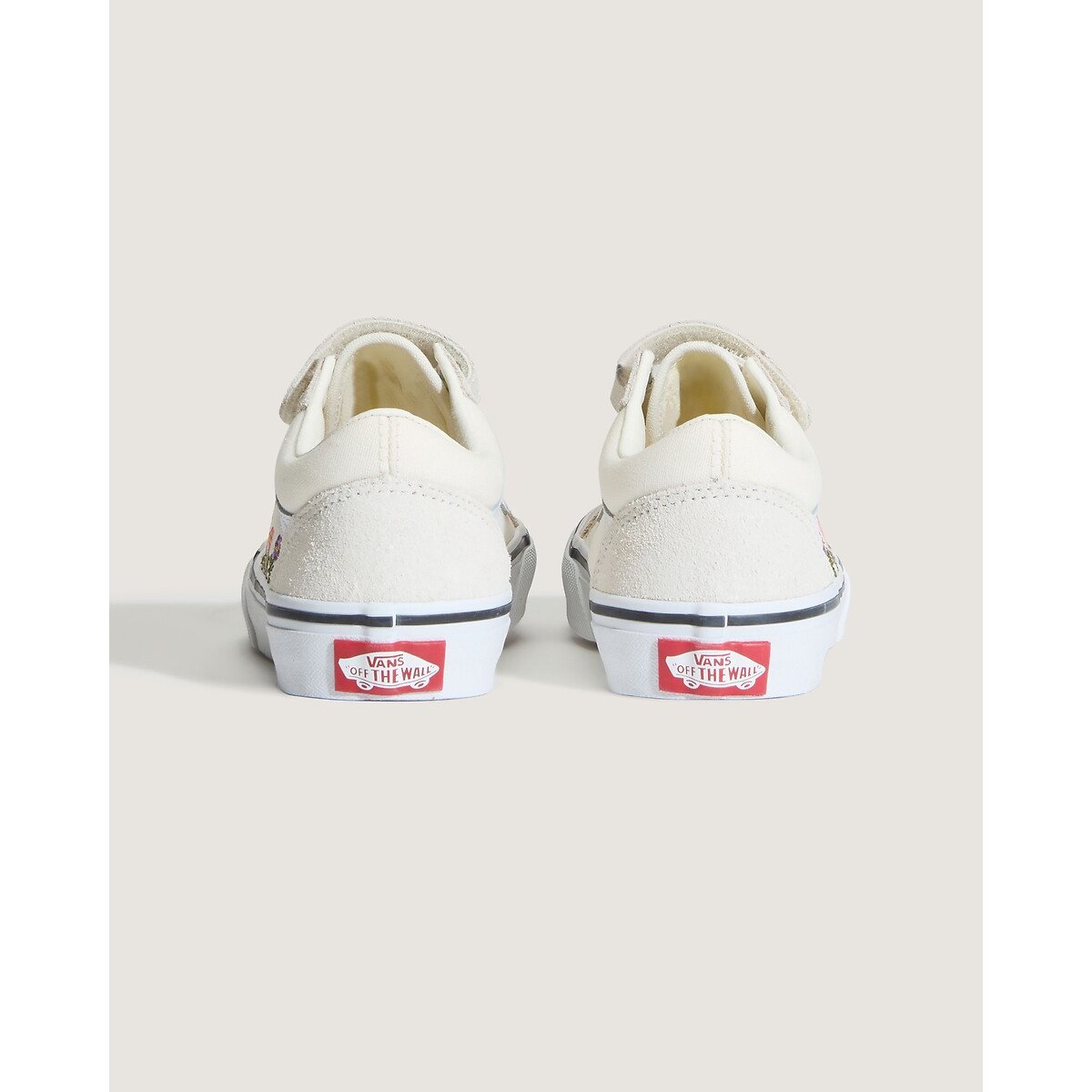 Baskets en cuir beige, VANS