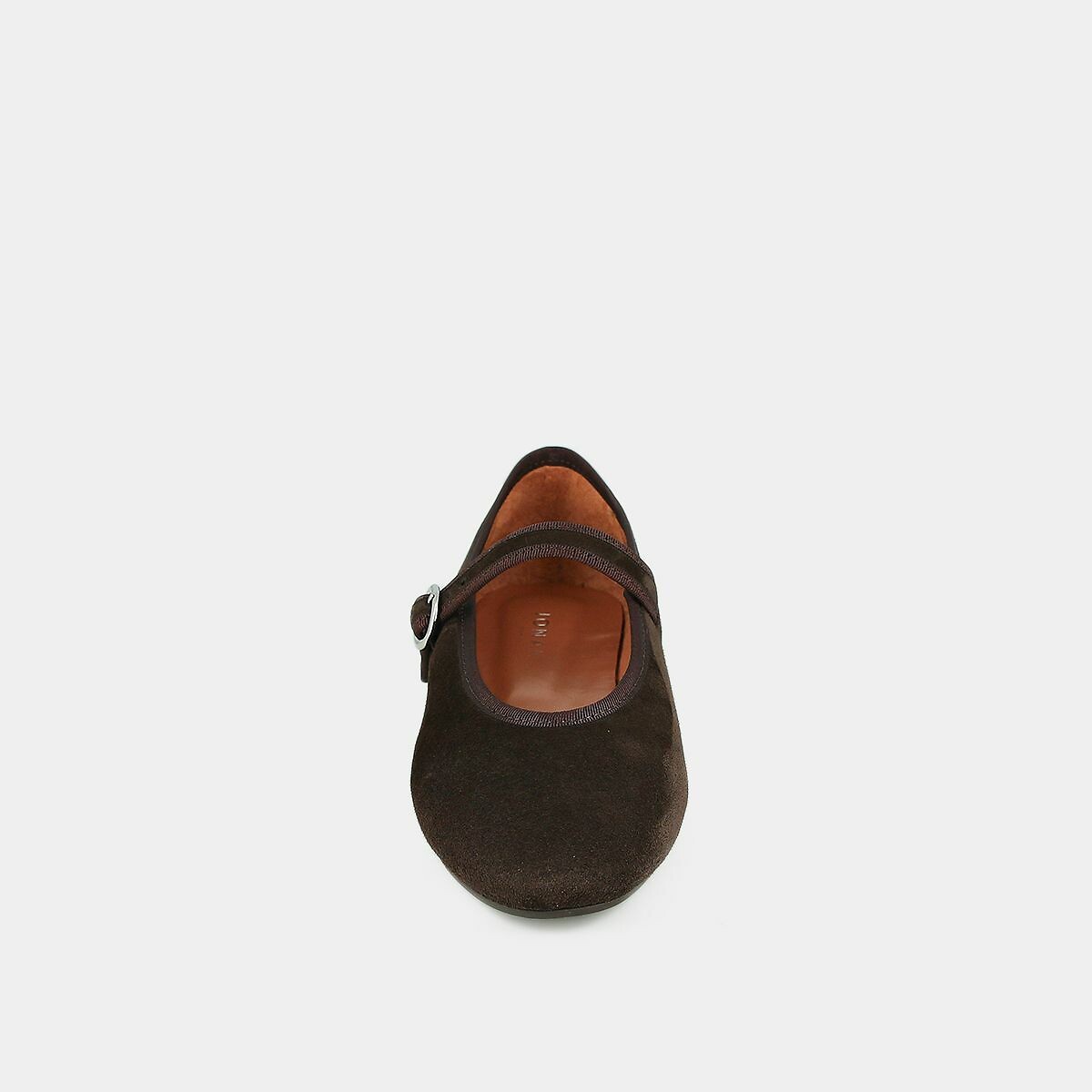 Deesse Suede Mary Jane Ballet Pumps dark brown, JONAK