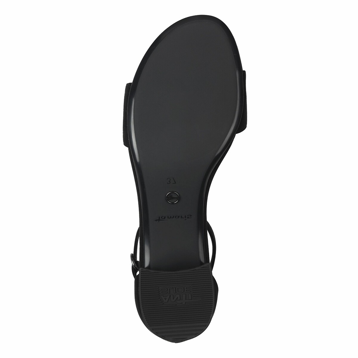 Sandali con tacco basso nero , TAMARIS