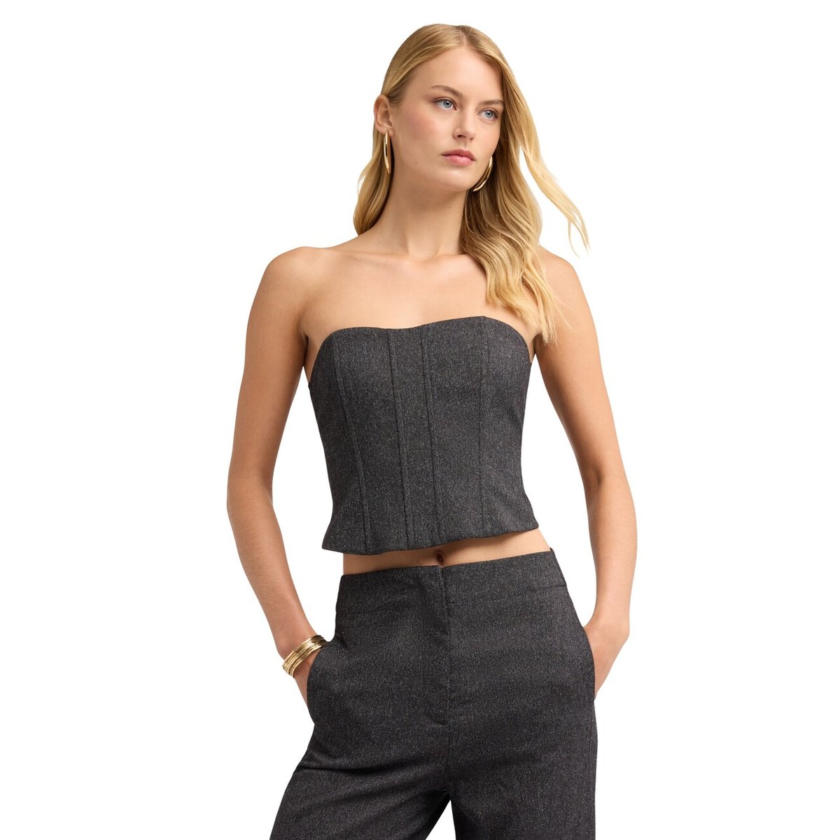 Bustier teint fil gris, MOTIVI