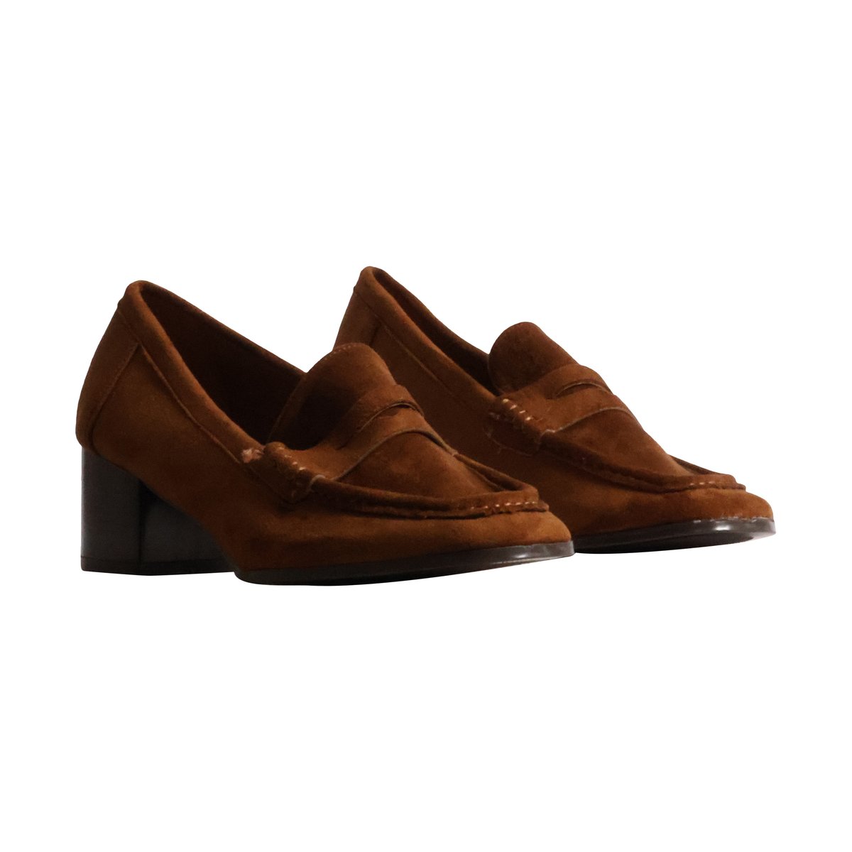 Mocassins à Talon camel, ENZA NUCCI