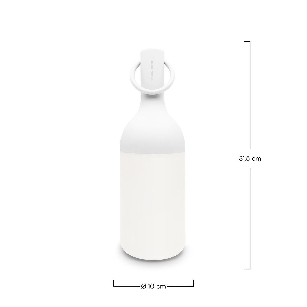 Lampe nomade en plastique - ELO blanc, MAISON PAVANE