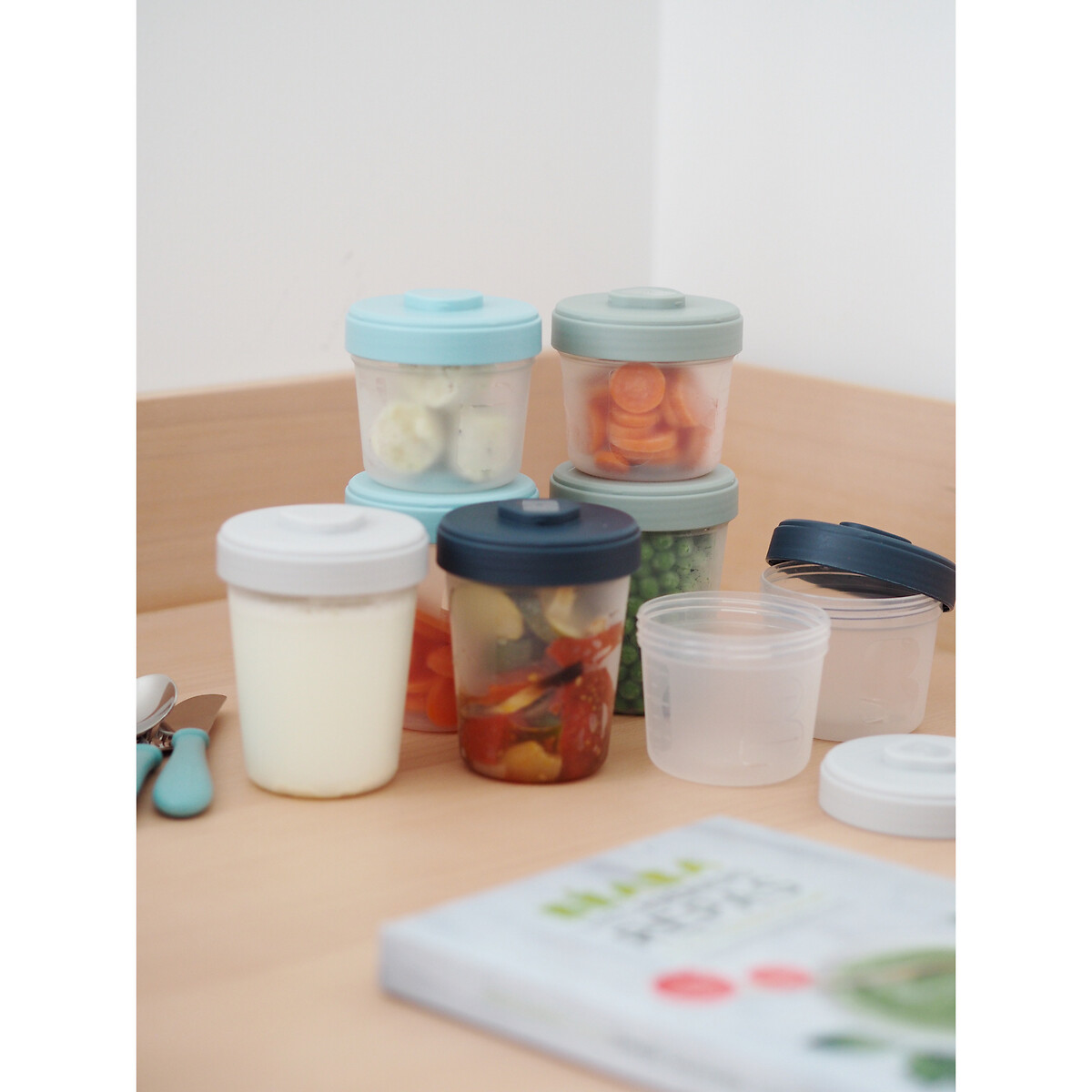Pack 1er repas bébé eucalyptus multicolore, BEABA