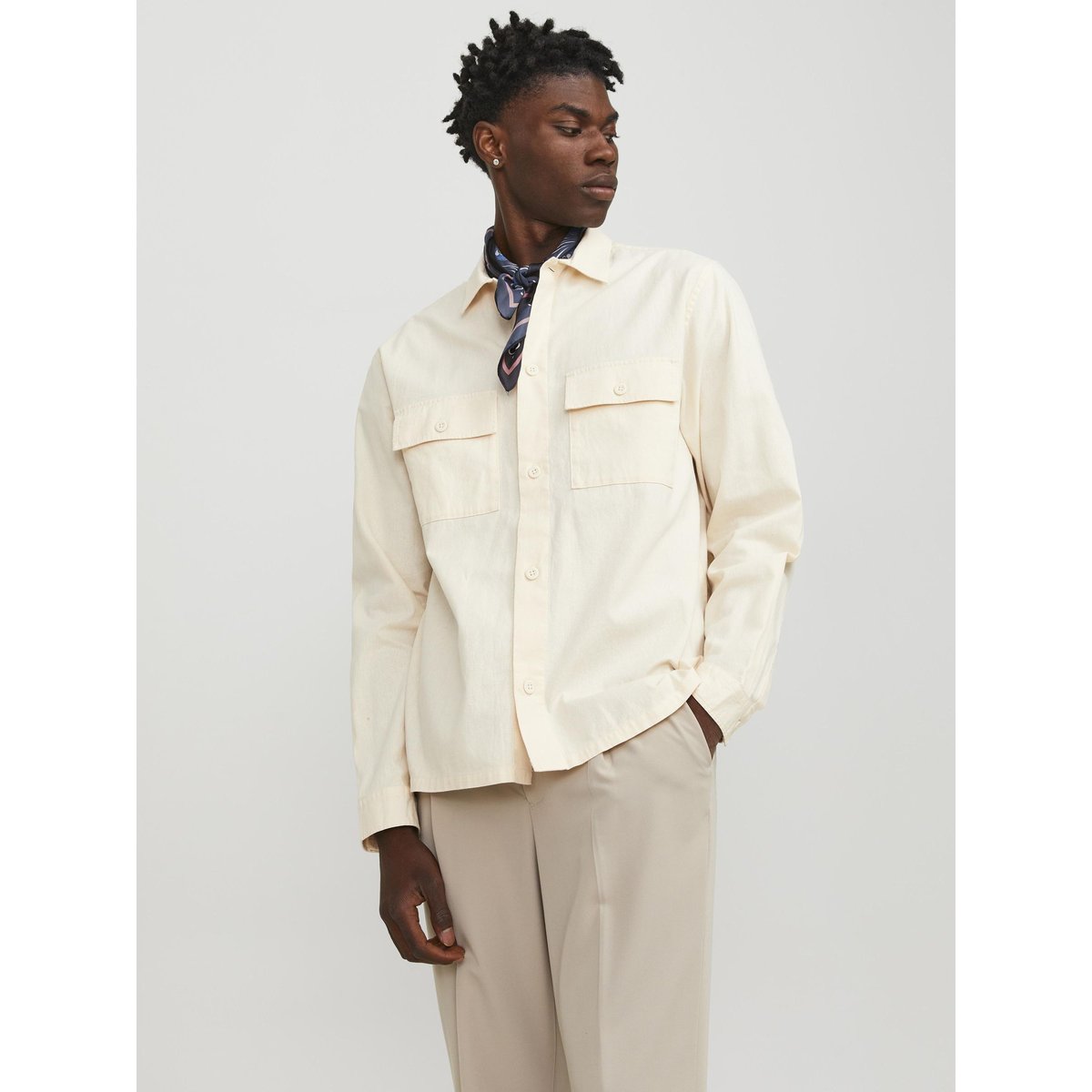 Surchemise Surchemise Relaxed Fit ecru, JACK & JONES
