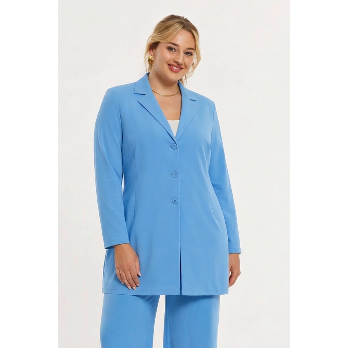 Blazer Flare Fit bleu, YOEK