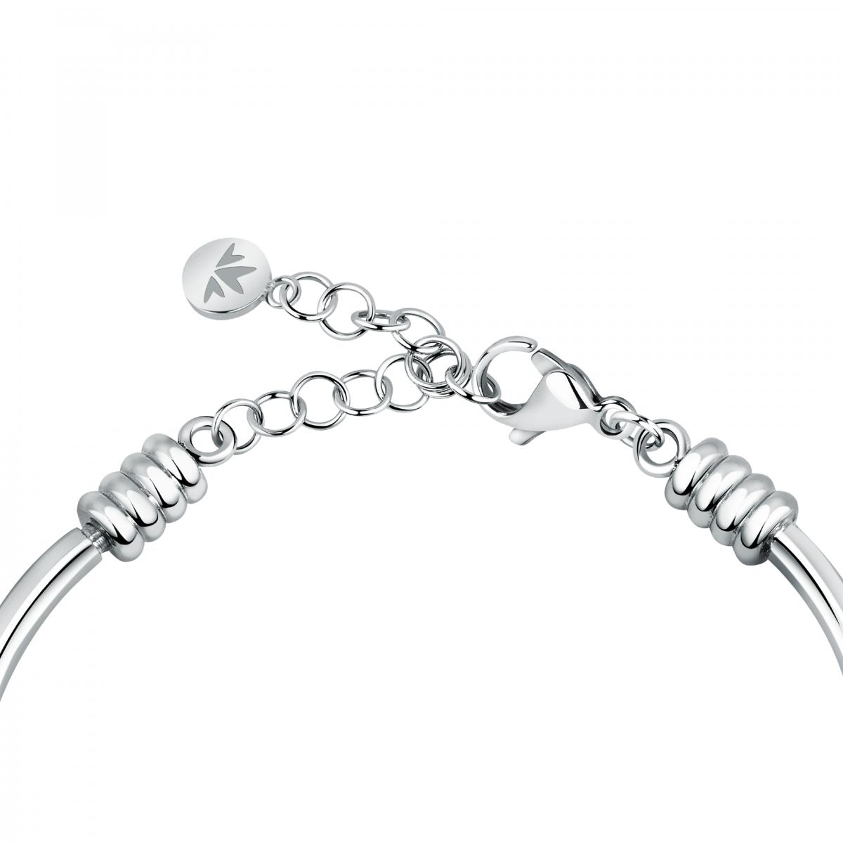 Bracelet en acier et cristaux DROPS argent, MORELLATO