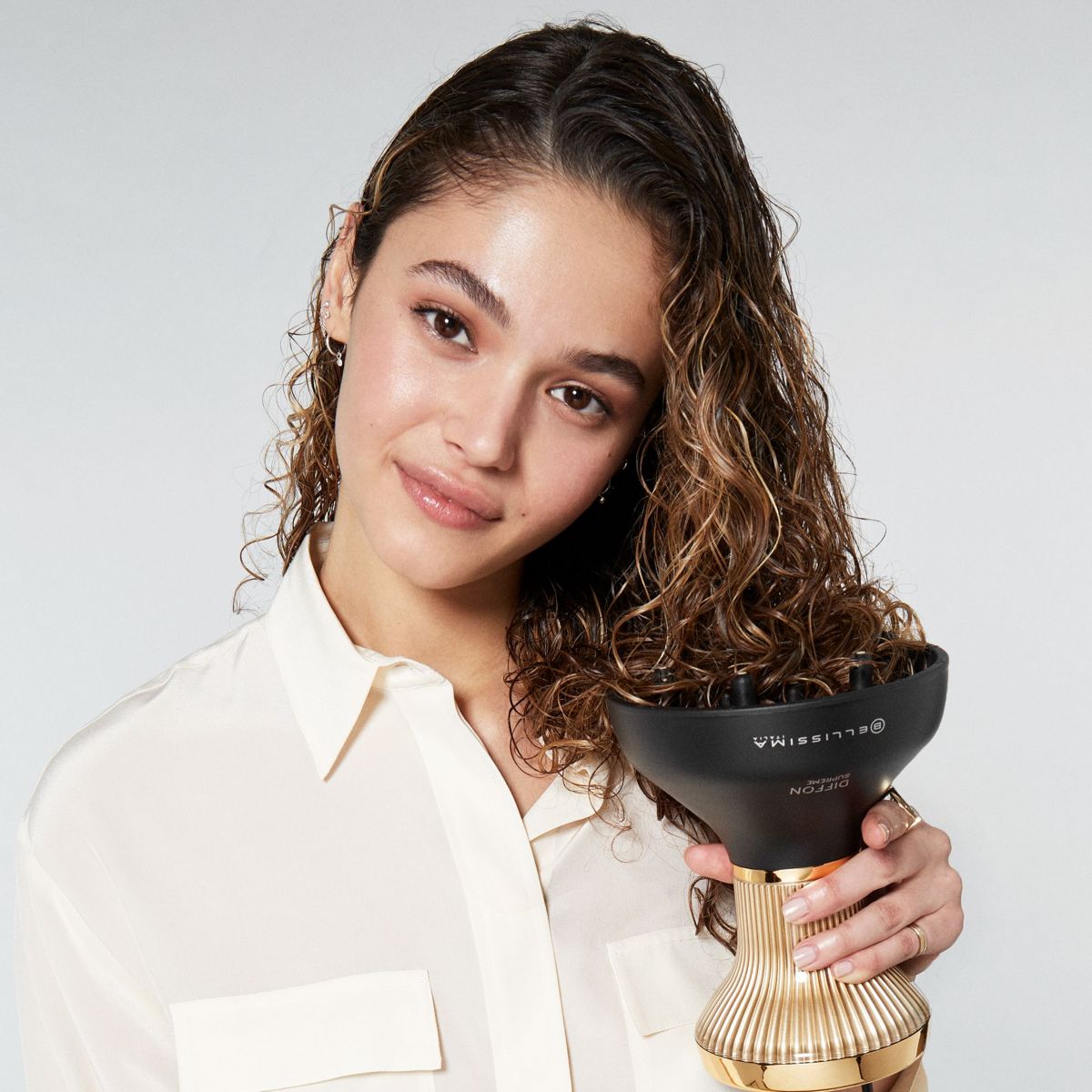 Diffuseur sèche-cheveux DIFFON SUPREME noir, BELLISSIMA