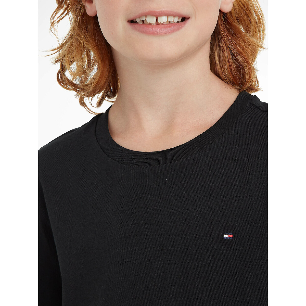 Camisola de mangas compridas preto , TOMMY HILFIGER