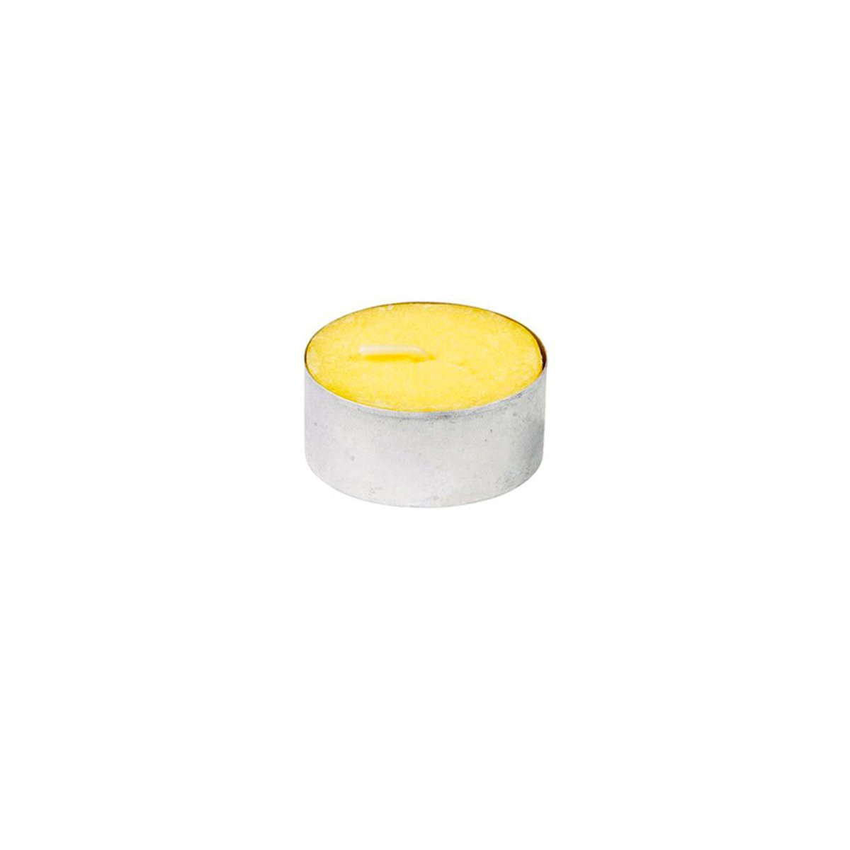 Set de 40 bougies chauffe-plats à la citronnelle - 3.5x3.5x1.5cm jaune, WADIGA