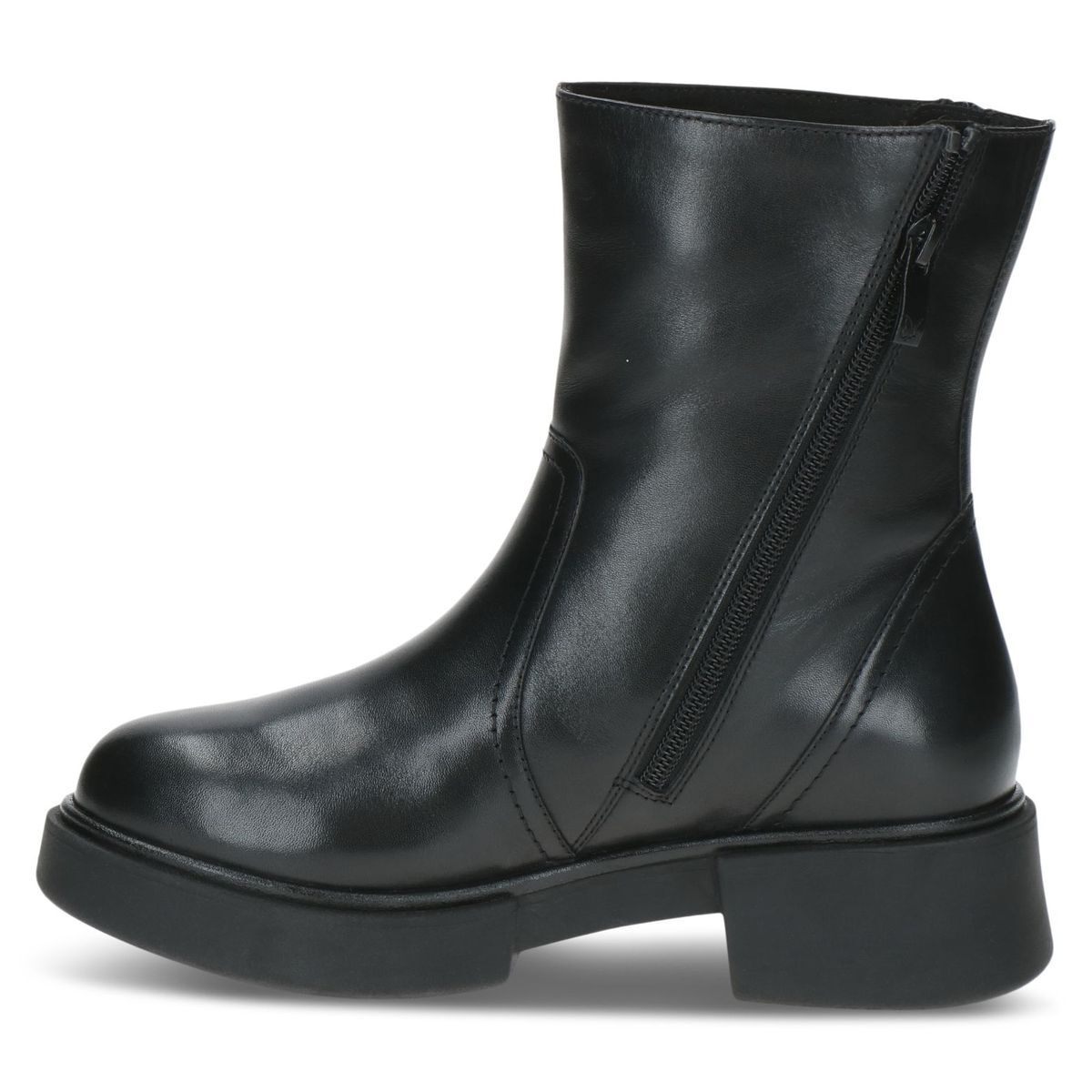 Bottine fourée noir nappa, CAPRICE