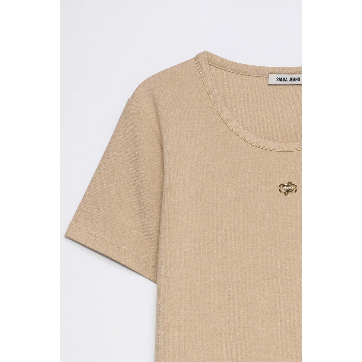 T-SHIRT AVEC Fil textile blanc, SALSA JEANS