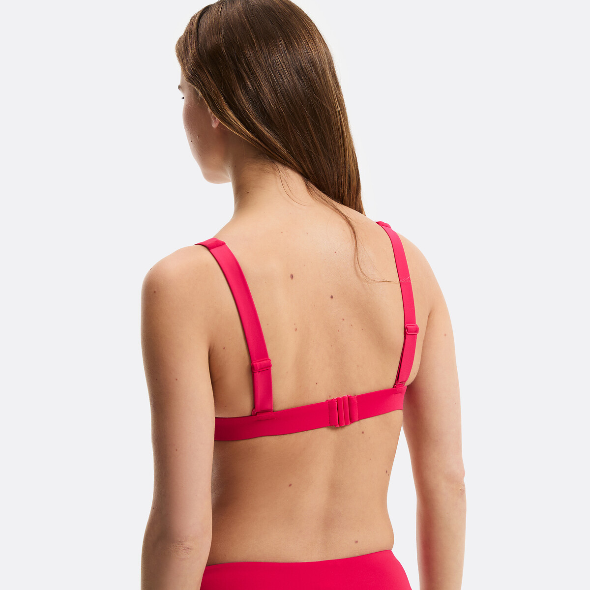 Haut de maillot de bain, triangle Essentiel framboise, LA REDOUTE COLLECTIONS