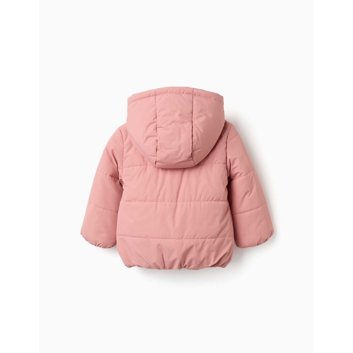 Doudoune avec capuche et doublure en polaire rose, ZIPPY
