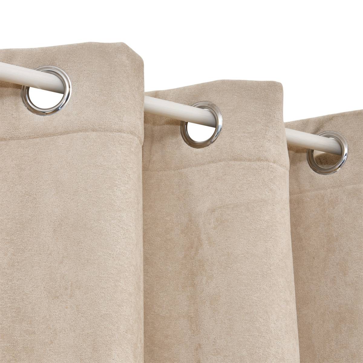 Rideau isolant AUTOMNE beige lin, ATMOSPHERA
