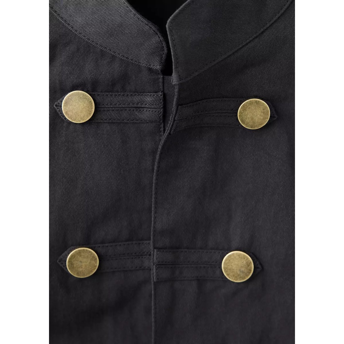 Veste boutonnée black denim, MANGO TEEN