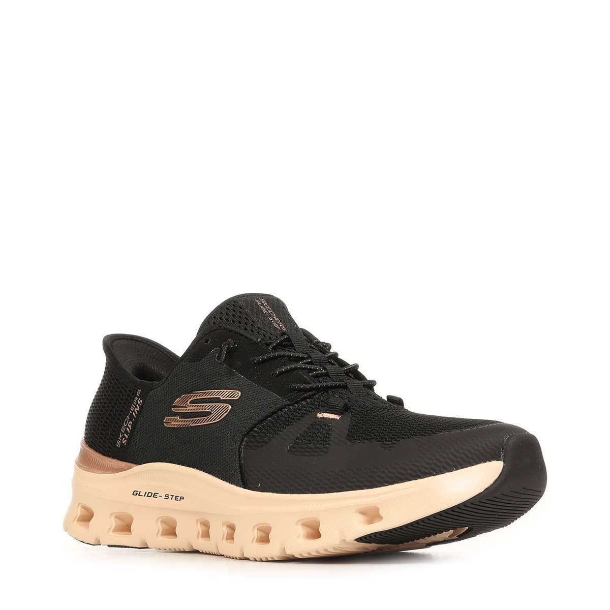Baskets GLIDE STEP PRO RADIANT STRIDE black rose gold, SKECHERS