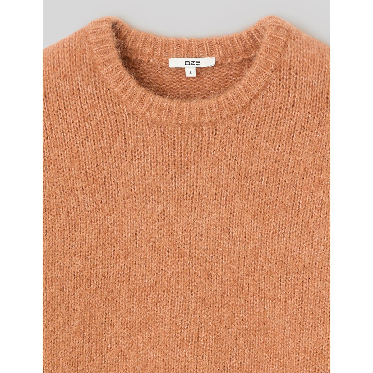 Pull col rond beige, BZB