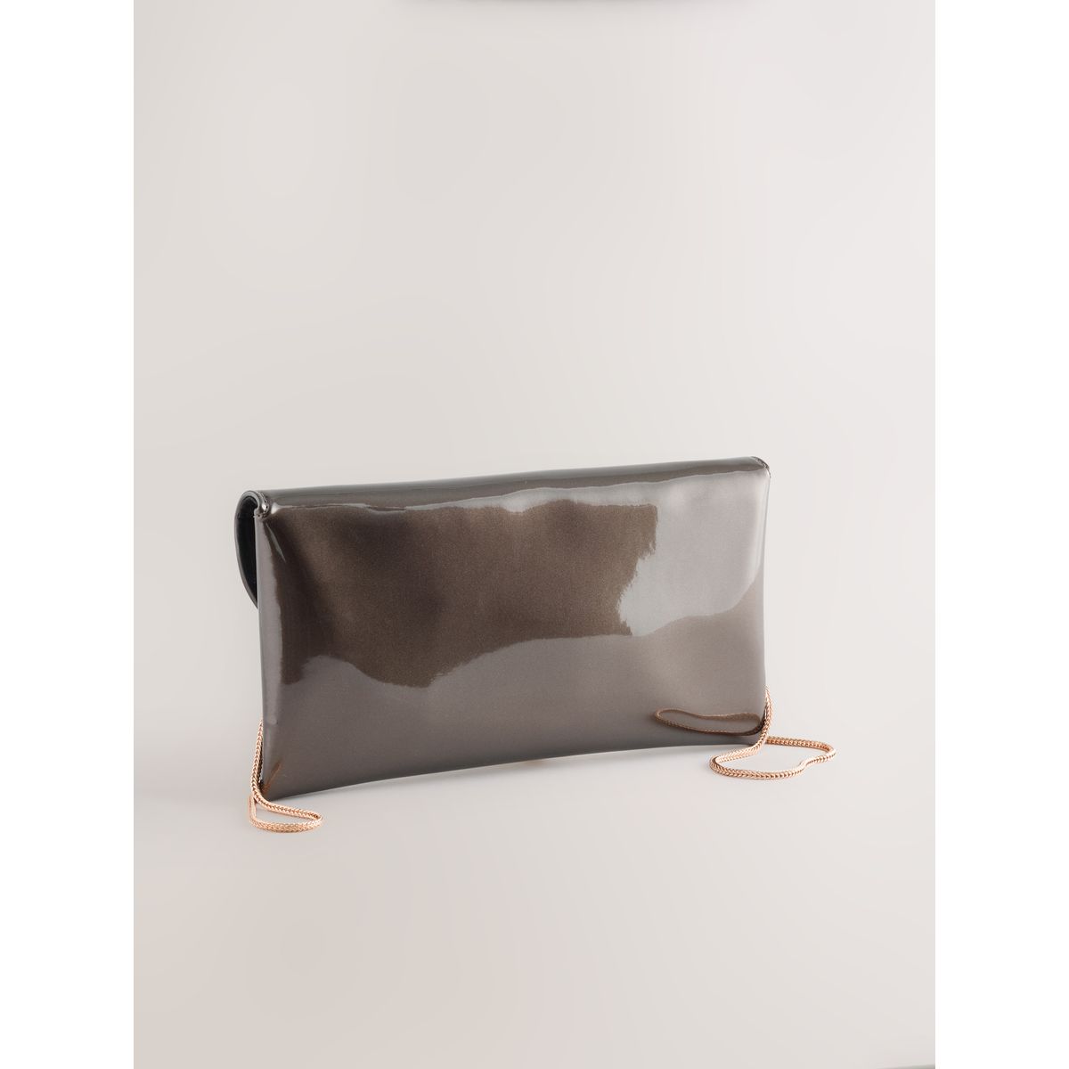 Pochette scintillante marron chocolat, NEXT
