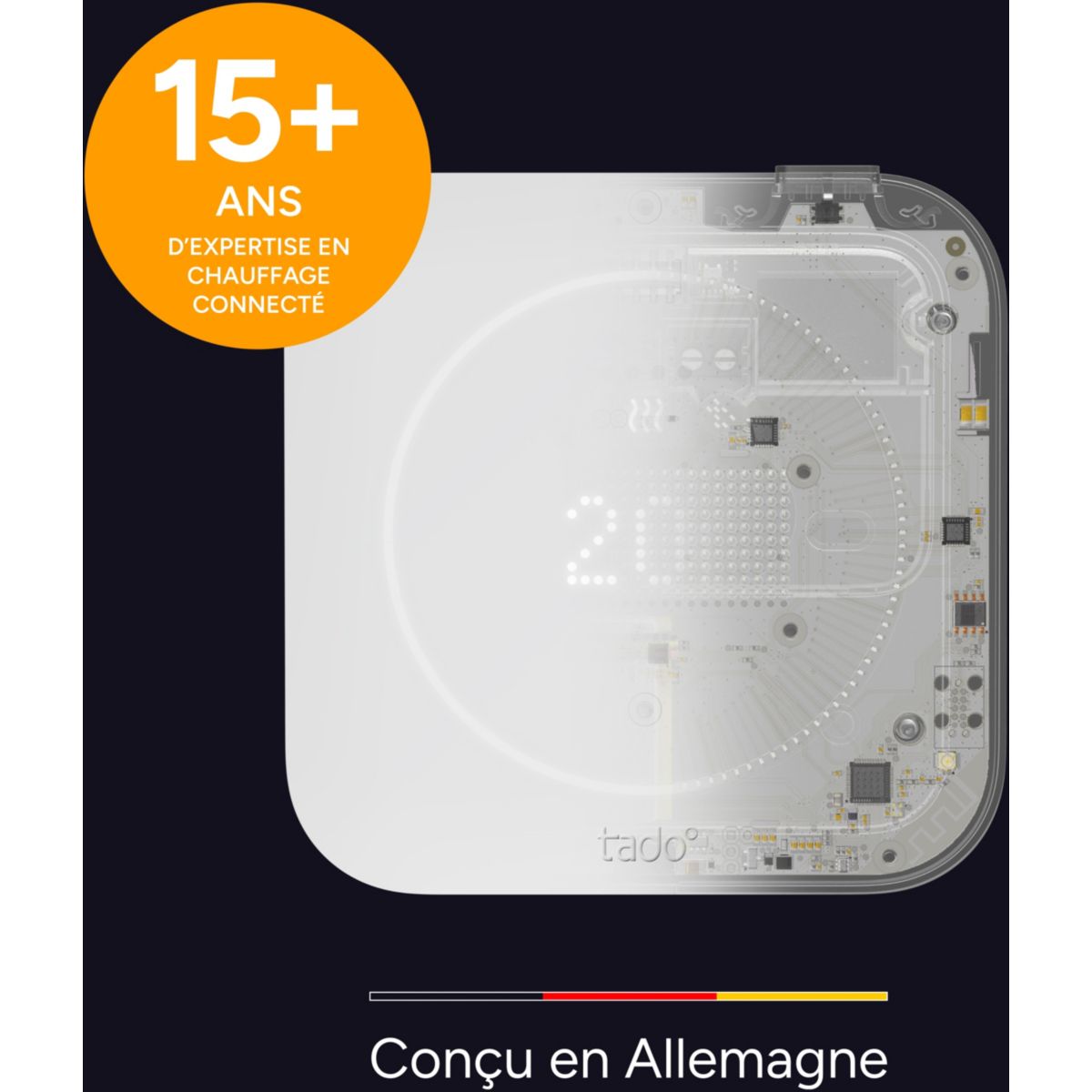 Thermostat connecté Filaire Kit de démarrage X (2e gén.) + 2 couleur unique, TADO