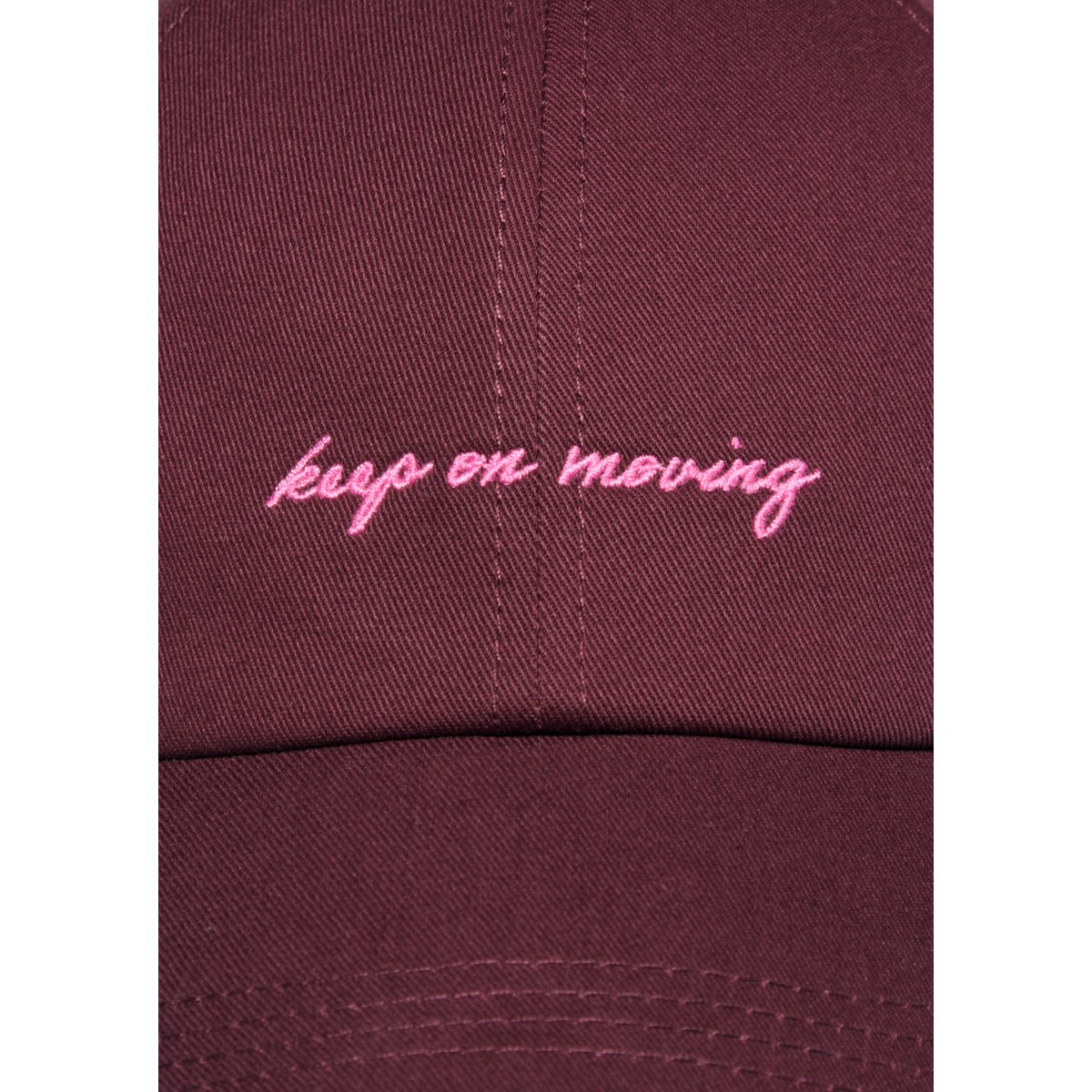 Cap en sergé de coton pur rouge foncé, MARC O’POLO DENIM