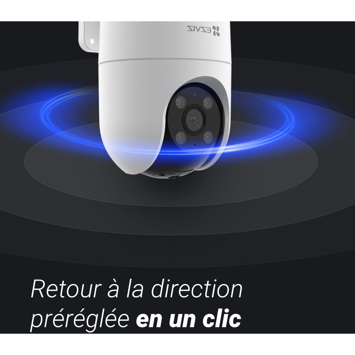Caméra de surveillance H8c Pro 4K couleur unique, EZVIZ