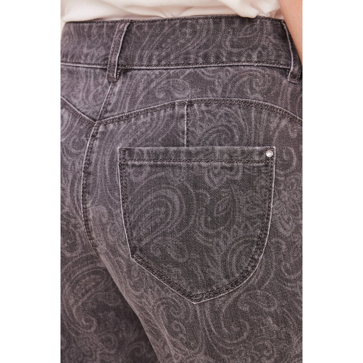 Jean bootcut longueur standard denim gris, BREAL