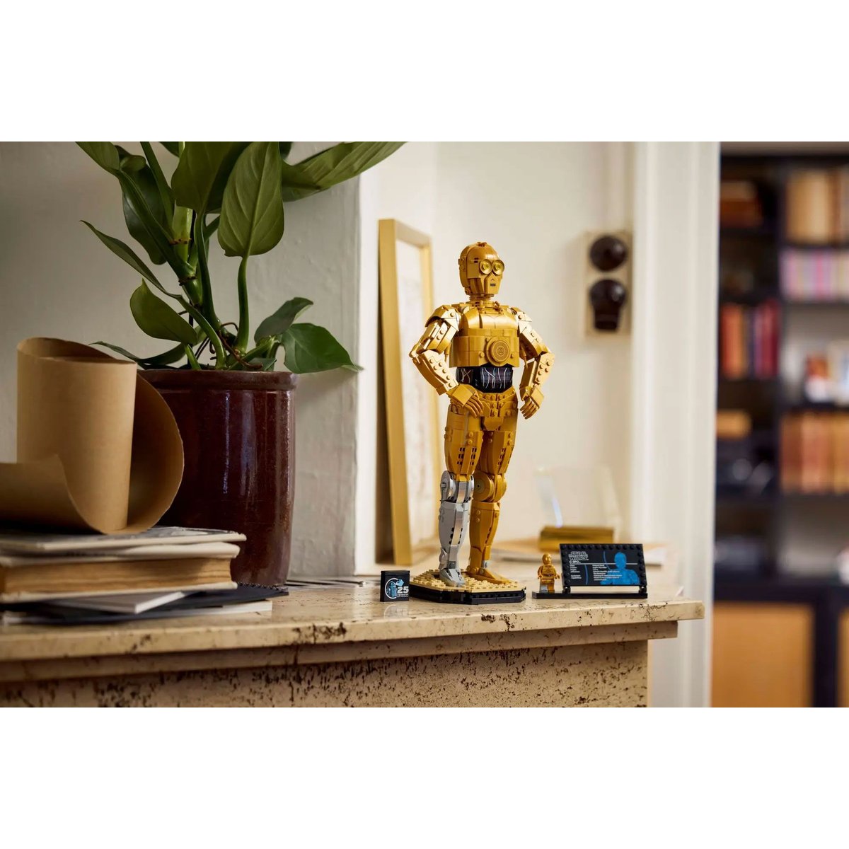 LEGO Star Wars - Figurine C-3PO à Construire - 75398 avec Support et Minifigurine multicolore, LEGO