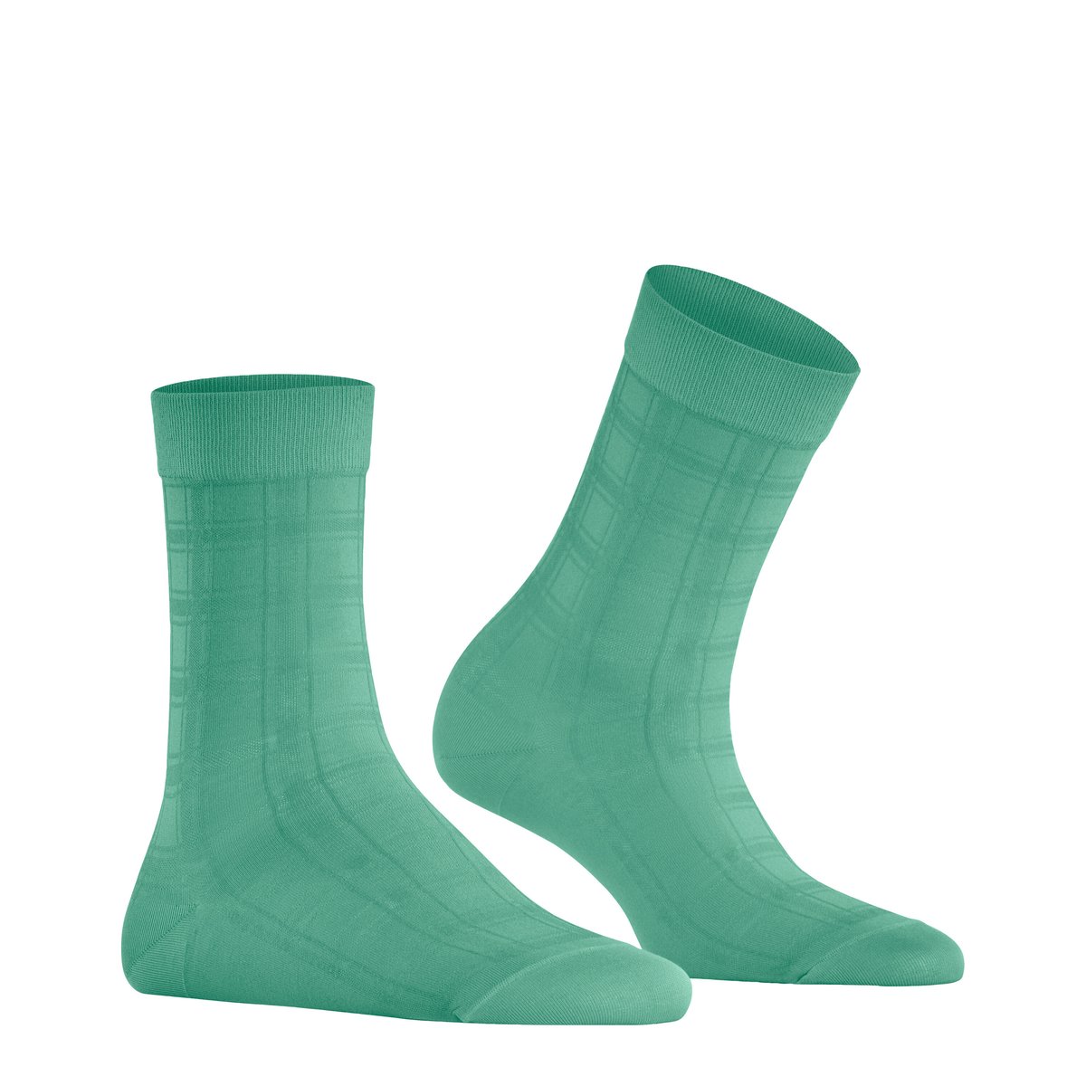 Chaussettes Madras vert-bleu, FALKE