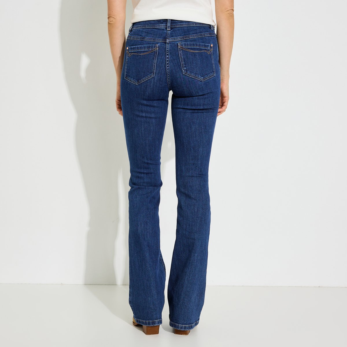 Jean bootcut TALL TBALI B01 bleu dark stone, GRAIN DE MALICE