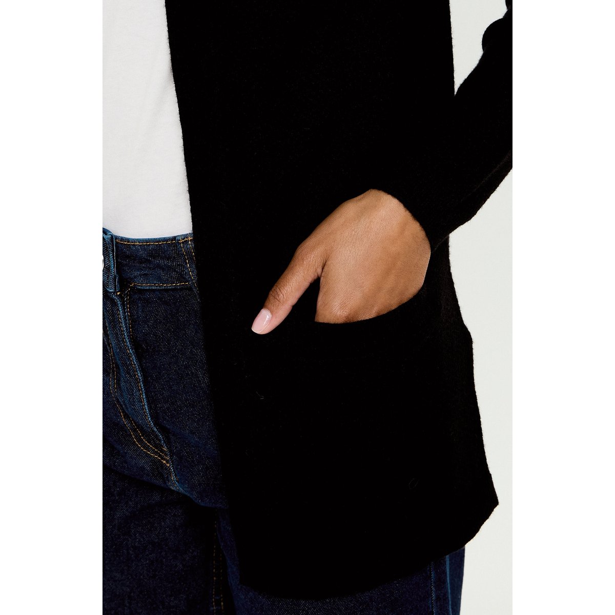 Gilet manches longues noir, CACHE CACHE