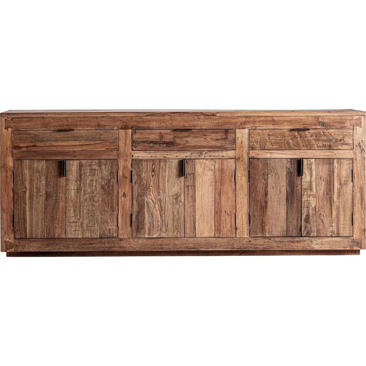 Buffet en bois d'orme massif style rustique marron bois naturel, RECOLLECTION