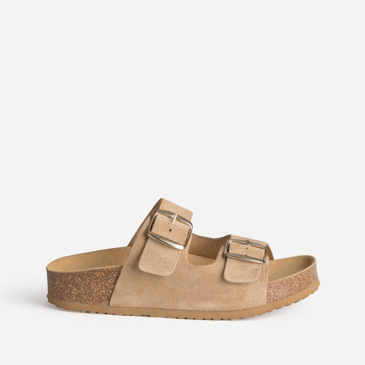 Mule en cuir BRAHO beige, ERAM