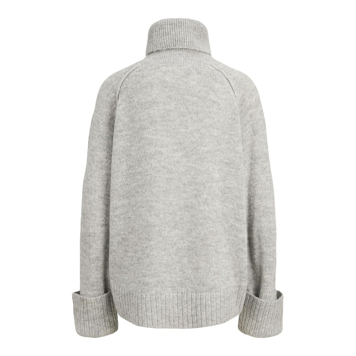 Col Roulé grise - light grey melange, JJXX