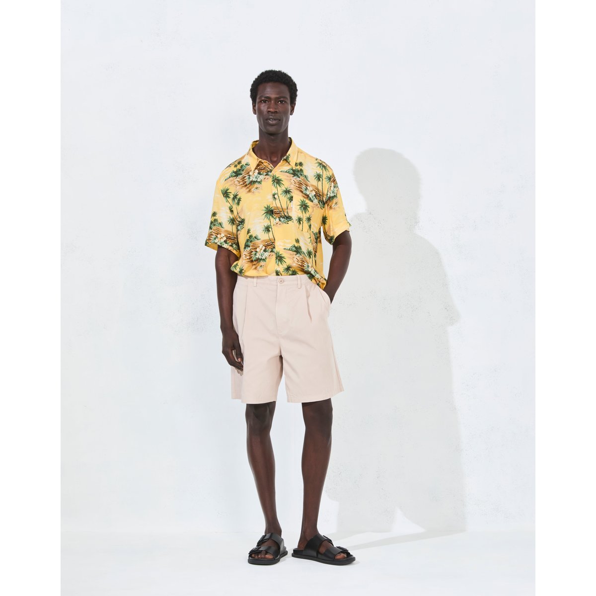 Short en coton DUCK FOLD SHORT IVANA beige, CHEVIGNON