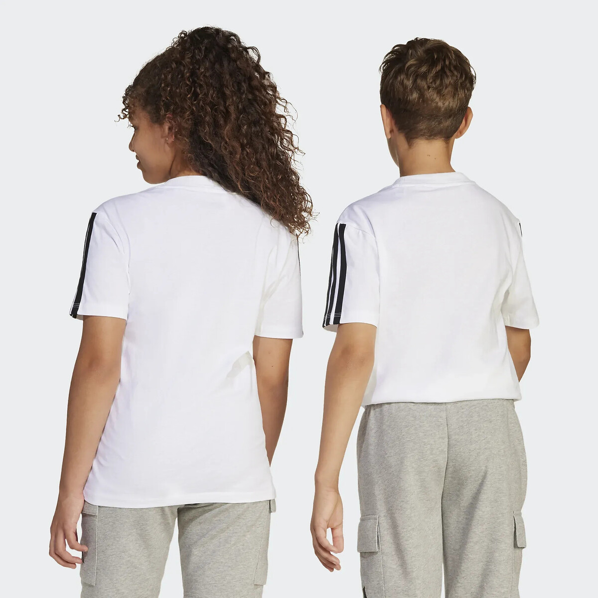Essentials 3-stripes short sleeve t-shirt white, adidas Performance