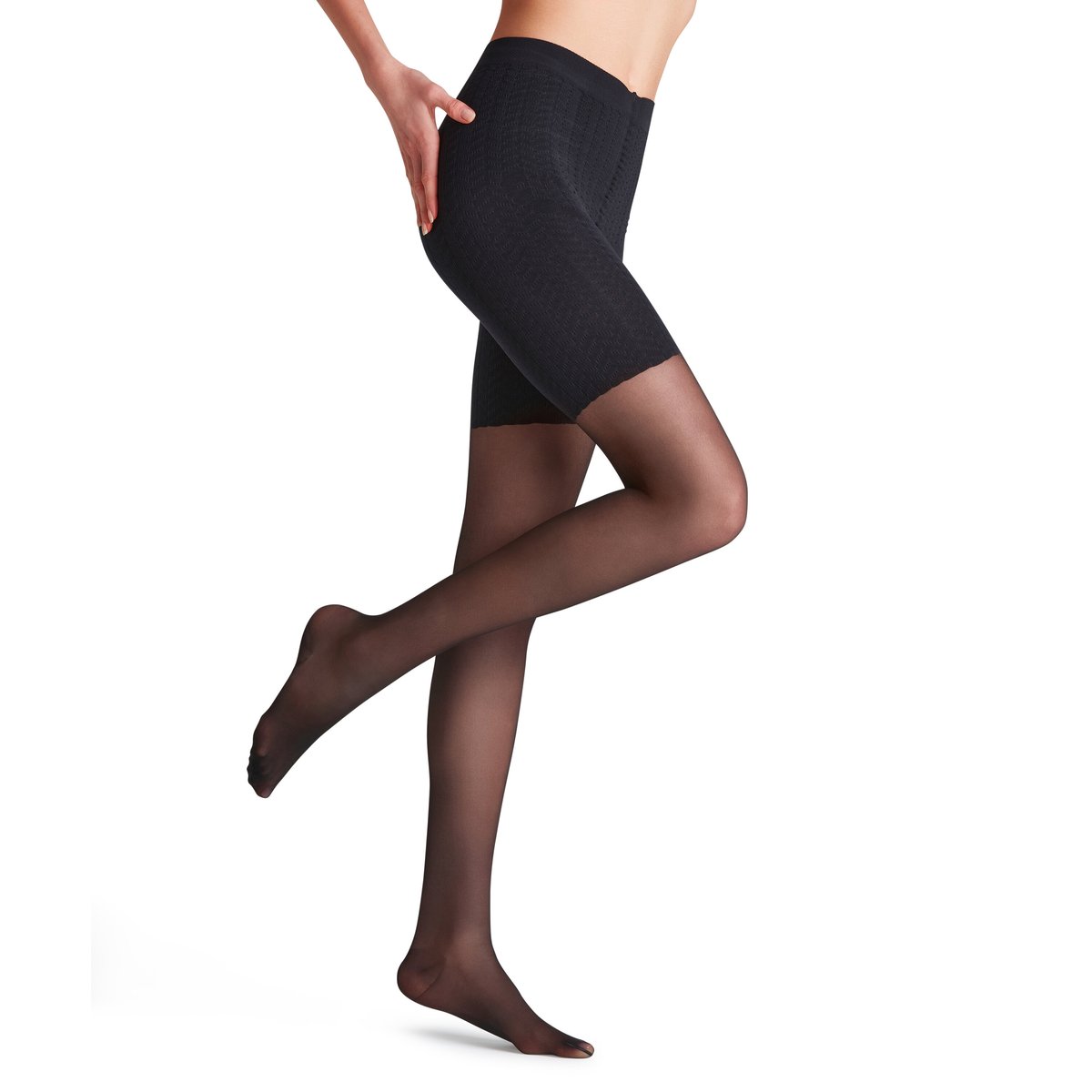 Collant Cellulite Control 20 Fibre artificielle Transparent noir-quatre, FALKE