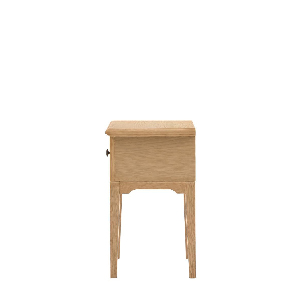 Harriet Oak 1 Drawer Bedside Table light oak wood, SO'HOME