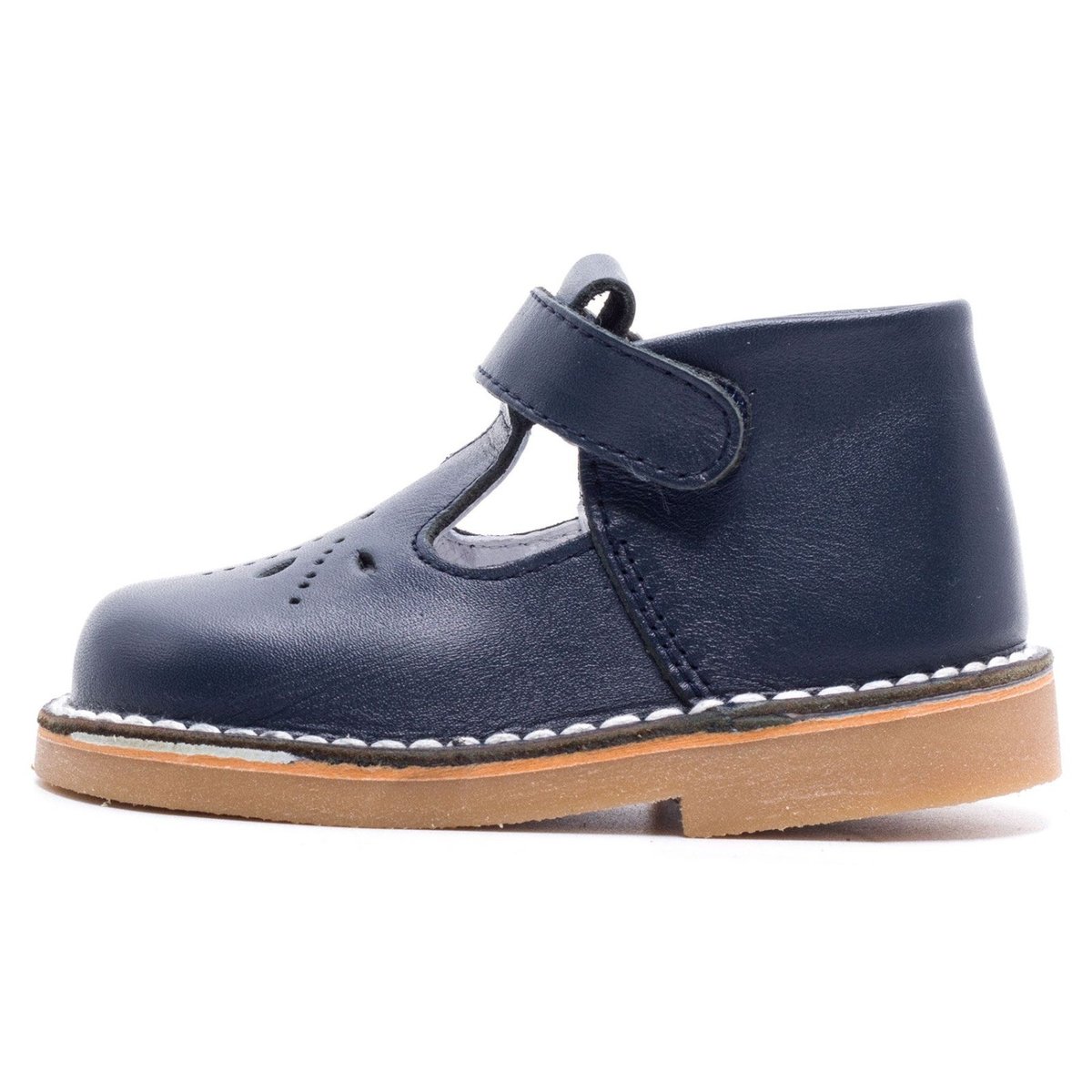 Boni Mini George - sandale bebe fermée bleu marine, BONI&SIDONIE