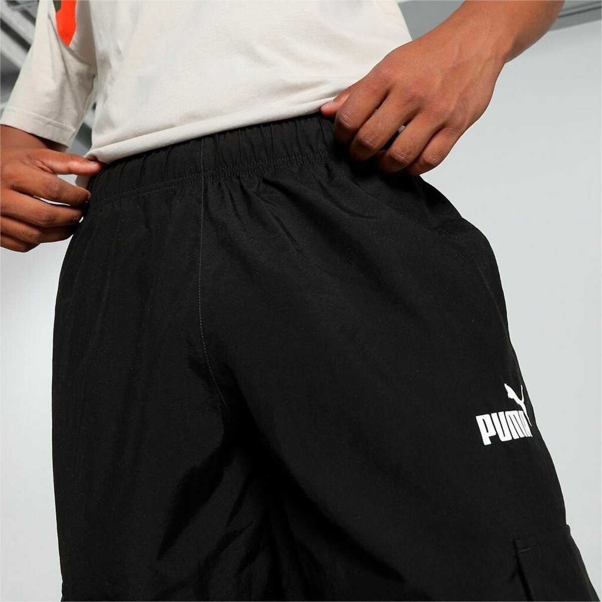 Pantalon de sport avec poches cargo noir, PUMA