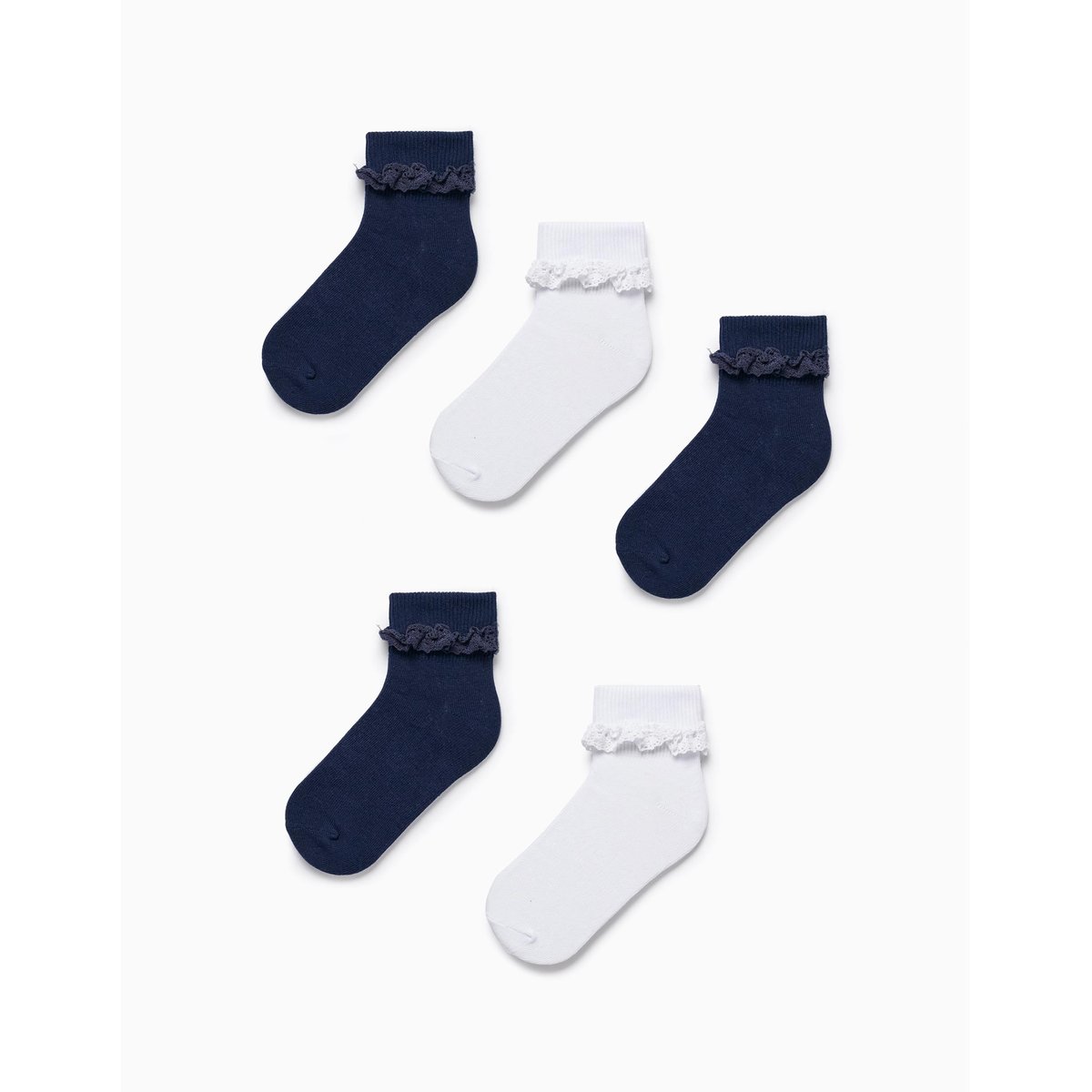 Pack 5 Paires de Chaussettes avec Crochet multicolore, ZIPPY