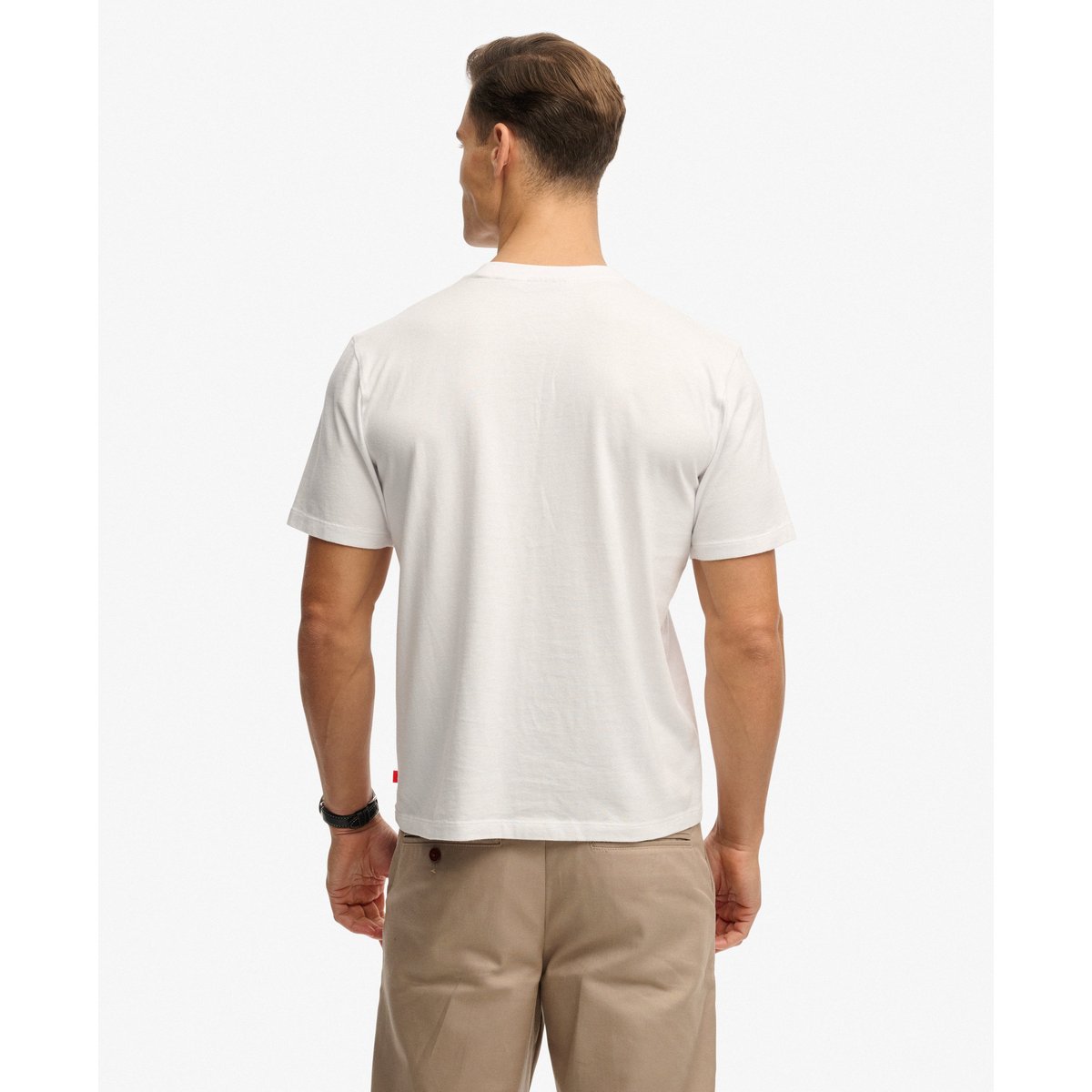T-shirt Micro Logo optic, SUPERDRY