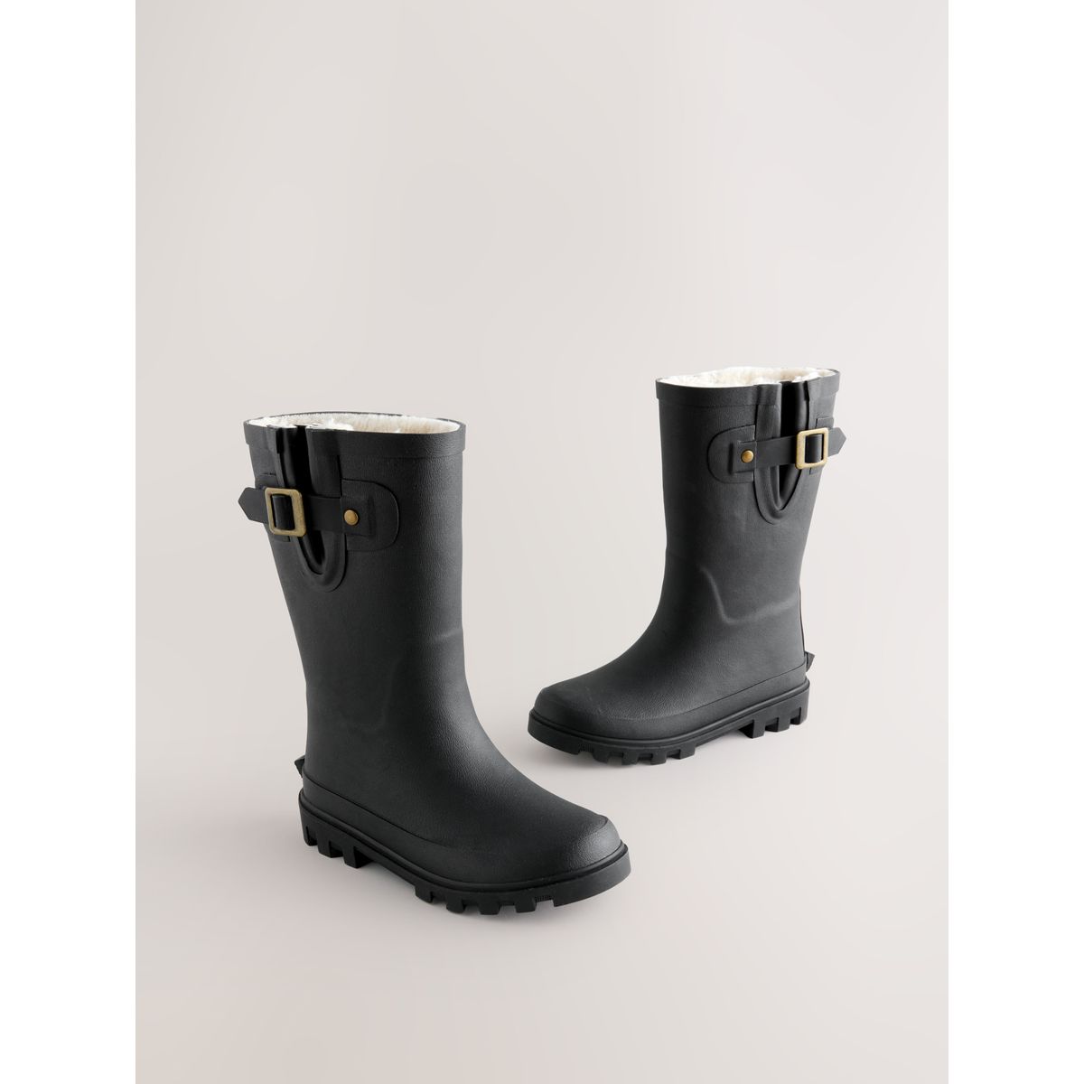 Bottes en caoutchouc à boucle noir, NEXT