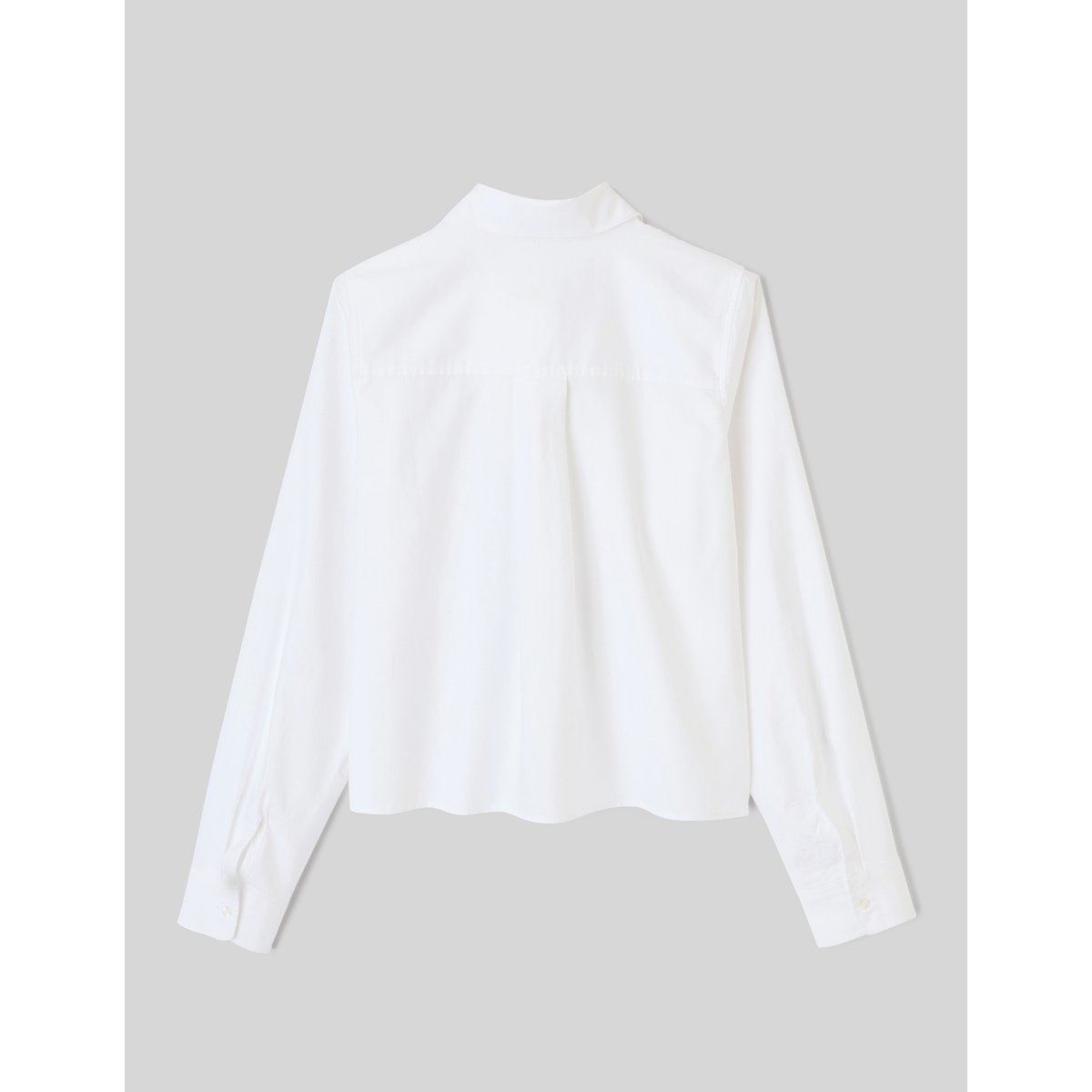Chemise courte unie blanc, BZB