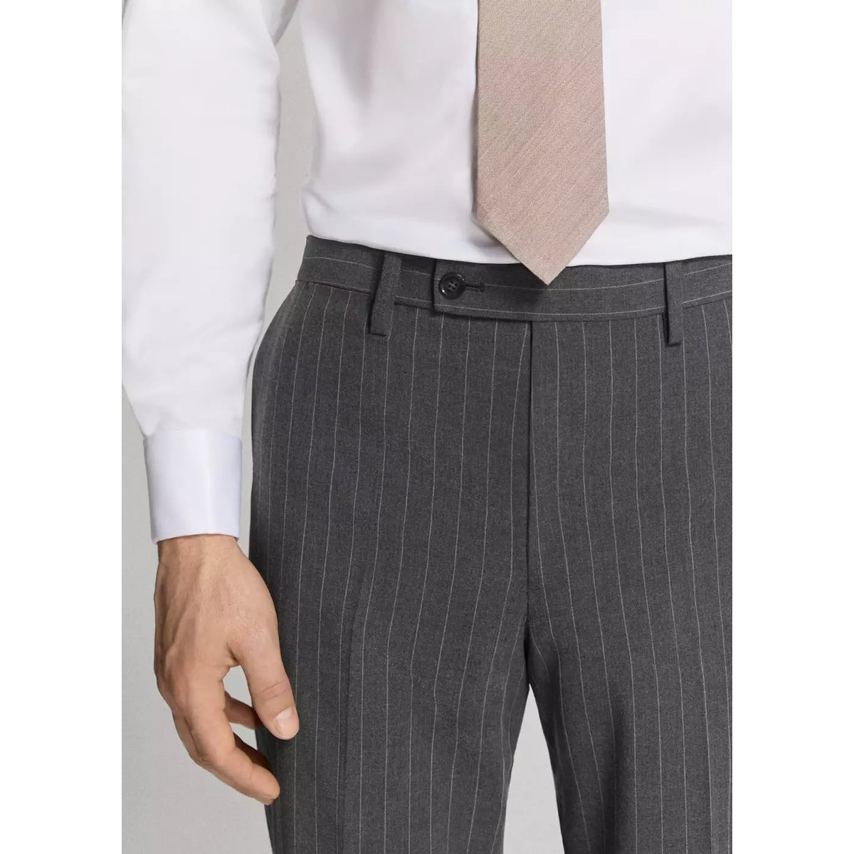 Pantalon costume Monaco slim-fit gris, MANGO MAN