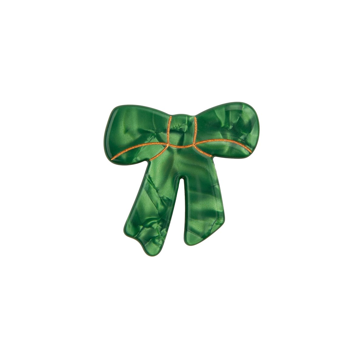 Barrette NŒUD VERT vert, COUCOU SUZETTE