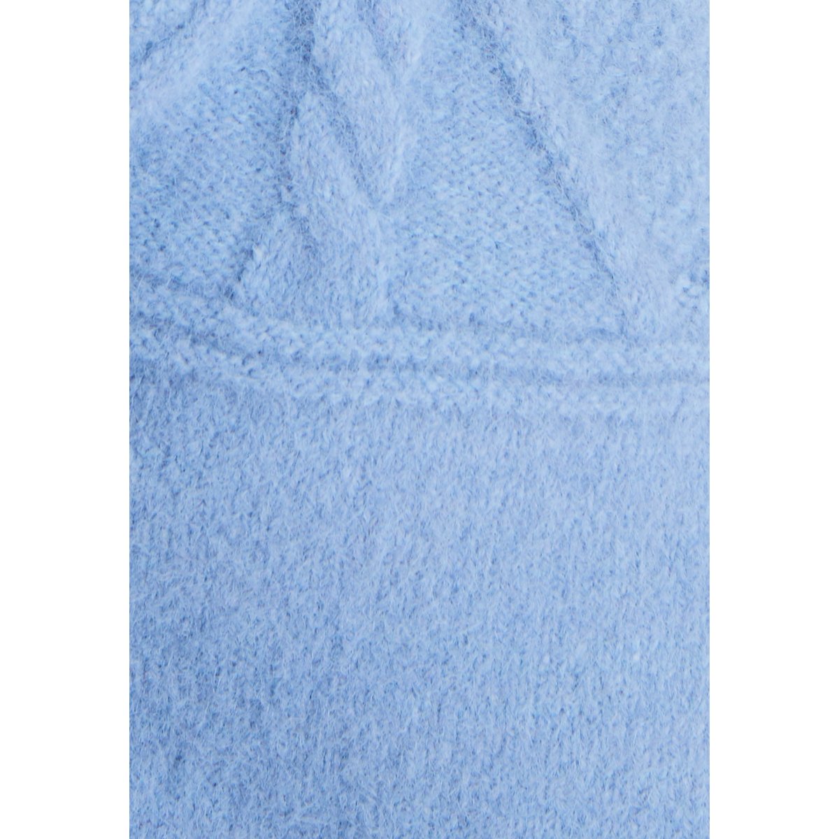 Pull maille fantaisie Thermolactyl bleu, DAMART
