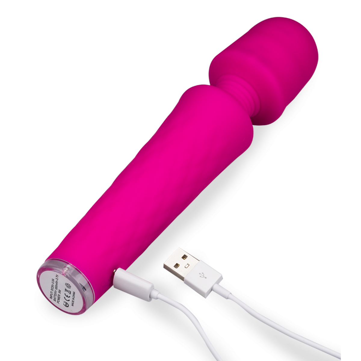 Vibromasseur puissant wand 7 modes et 4 vitesses Jesse rose, LOVE AND VIBES