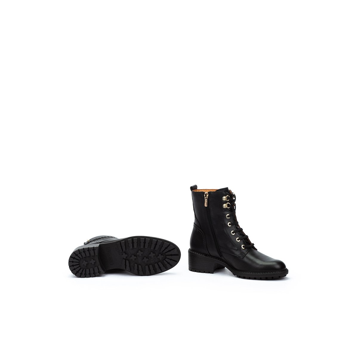 Bottines à talon cuir Medina black, PIKOLINOS
